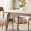 Table de salle à manger rectangulaire en bois de frêne de style nordique-109751668