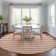 Kinslee Washable Striped Indoor / Outdoor Rug