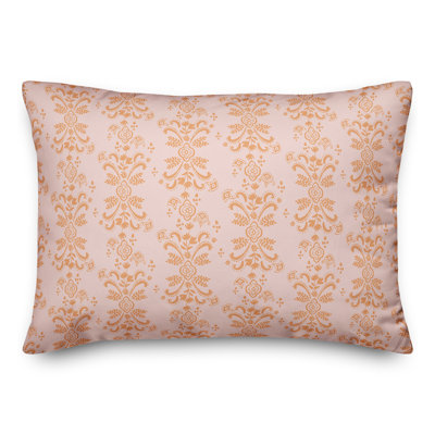Coussin floral lombaire rectangulaire