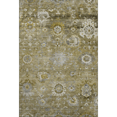 Premium Machine Washable Konopka AMF1107 Global Rug
