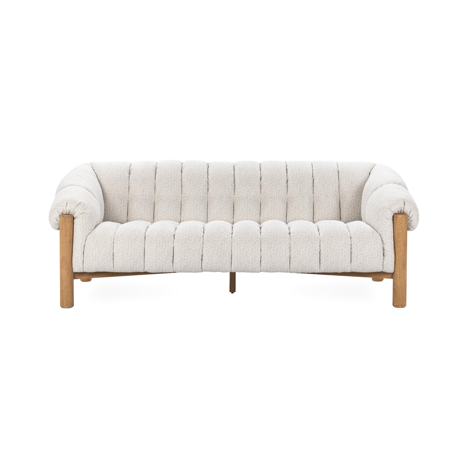 Marquis 85.8'' Upholstered Sofa, Cream