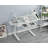 Hand Crank Adjustable Drafting Table Drawing Desk With 2 Metal Drawers With Stool-398730307