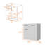 Commode 2 tiroirs Loonam-11168521