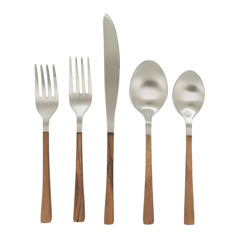 Ensemble de couverts 5 pièces, service pour 1 personne