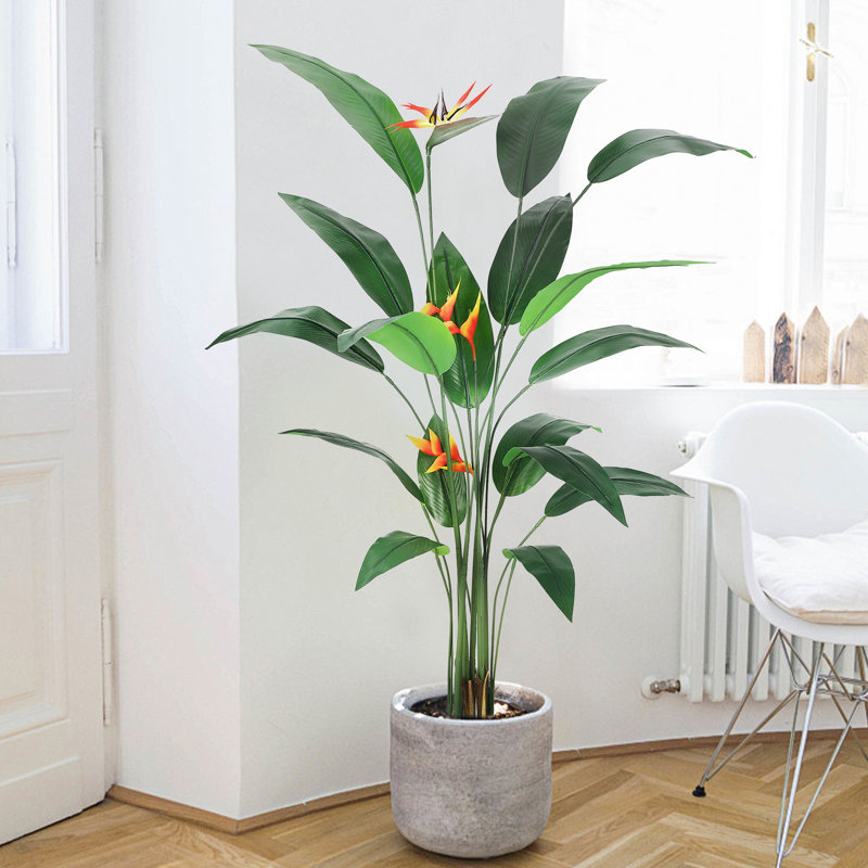 Faux palmier artificiel pour intérieur et extérieur