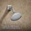 Garniture de valve de douche Memoir Stately Rite-Temp avec poignée levier et pomme de douche 2,5 GPM-37343393