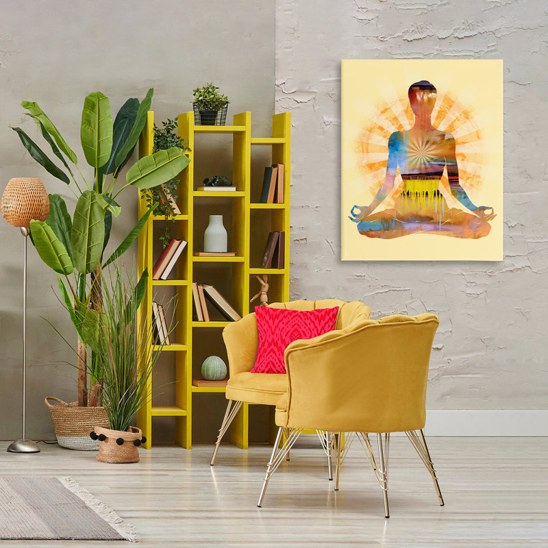 «Mindful Meditation Pose» par Tim Parker, H 40 po x l 30 po