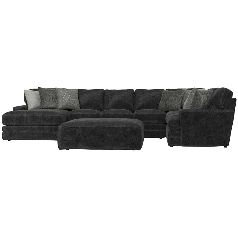 Delicia 3pc Sectional With Chaise And Cocktail Ottoman, Right Hand Facing
