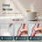 Stainless Steel Handheld Milk Frother Red-117190091