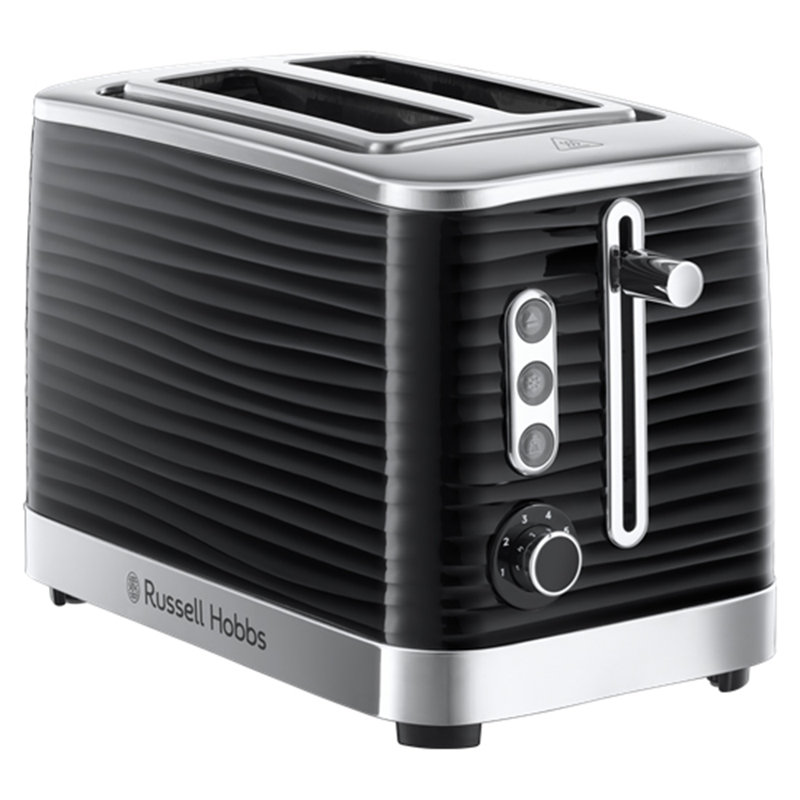 Russell Hobbs Inspire 2 Slice Toaster, Black