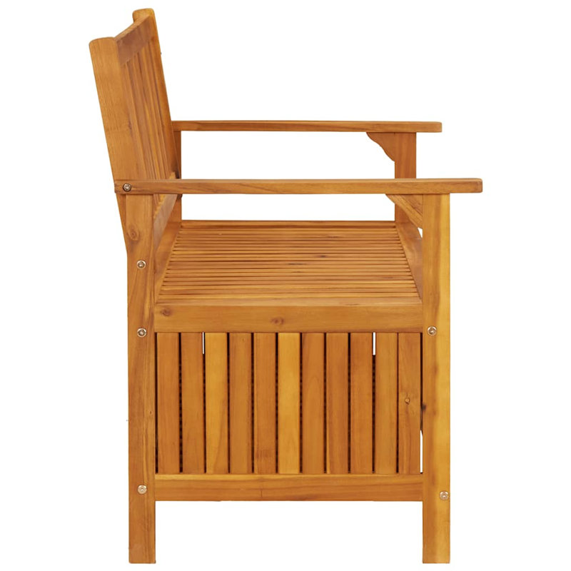 Boîte de rangement pour terrasse Cotswald, 33.1" H x 47.2" W x 24.8" D, Brown