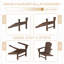 Chaise Adirondack d'extérieur Hdpe-199080819