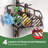 Shower Caddy Tension Pole, Adjustable Bathroom Storage Organizer