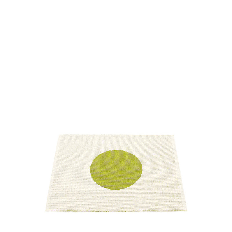 Vera Area Rug in Green/White, Rectangle 2'3" x 3'