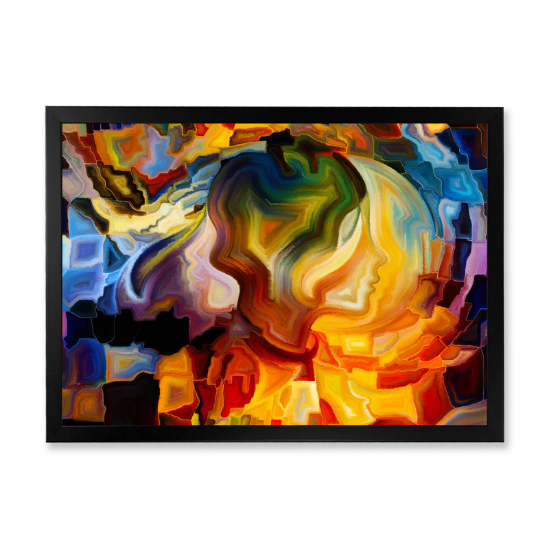 «Visualisation of Inner Vi», reproduction d'art sur toile, Cadre noir, H 8 po x l 12 po x P 1 po