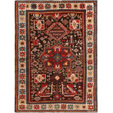 One-of-a-Kind Rectangle 4'8" X 6'3" Hand Knotted Area Rug