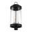 Acim 3-Light Outdoor Post Lantern in Matte Black