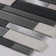 Urban Loft 12" x 12" Interlocking Pattern Glass/Stone/Metal Mosaic Tile