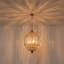 Lustre ajouré en cristal 6 lumières