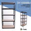 5 Tier Adjustable Garage Storage Shelving, Heavy Duty Metal Rack for Warehouse