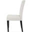 Chaise parsons capitonnée et capitonnée en blanc-1535637169