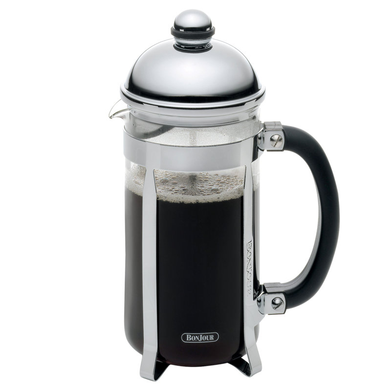 BonJour 8-Cups French Press Coffee Maker, Black