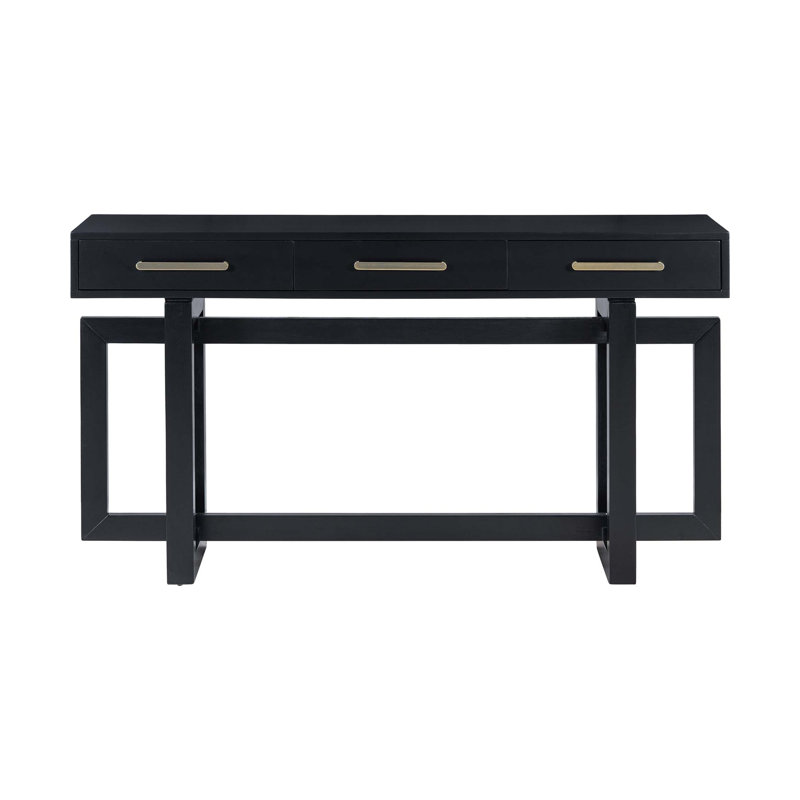 Elegant Console Table with Three Drawers, Extra Long Entryway Table for Entryway, Hallway, Living Room, Foyer, Corridor
