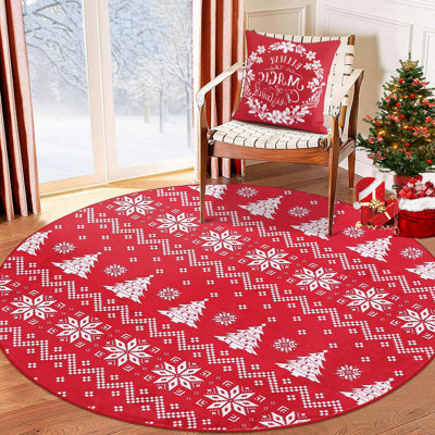 Geometric Washable Area Rug