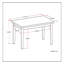 Table de salle à manger en noyer