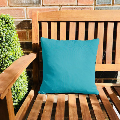 rucomfy Indoor/Outdoor Cushion with Insert Filling - Accessories for Home and Garden Decor Scatter Pillow - Pre Filled with Fibre Inner - Water Resistant - 45 x 45cm
