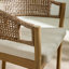 Ronja Solid Wooden Garden Outdoor Table Set With Wicker Dining Chairs - Modern Boho Style-1694746932