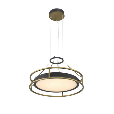 1 - Light Wagon Wheel Pendant