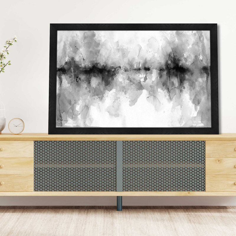 706-6171 " Island Mist " by Carol Robinson Painting Print, 27.5" W x 21.5" H, Black Framed