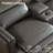 Gesina Oversized Dual Power Reclining 5-Seater Sofa with Console, Bluetooth Speakers & Storage,  Leathaire-110886302