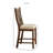 Kamanda Upholstered Counter Stool with Solid Wood Frame