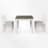 6 - Person Extendable Four Leg Base Dining Set-829594051-829594077-829594050
