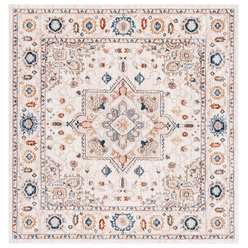 Tapis oriental performance Elazer Olympia, Carré 6 pi
