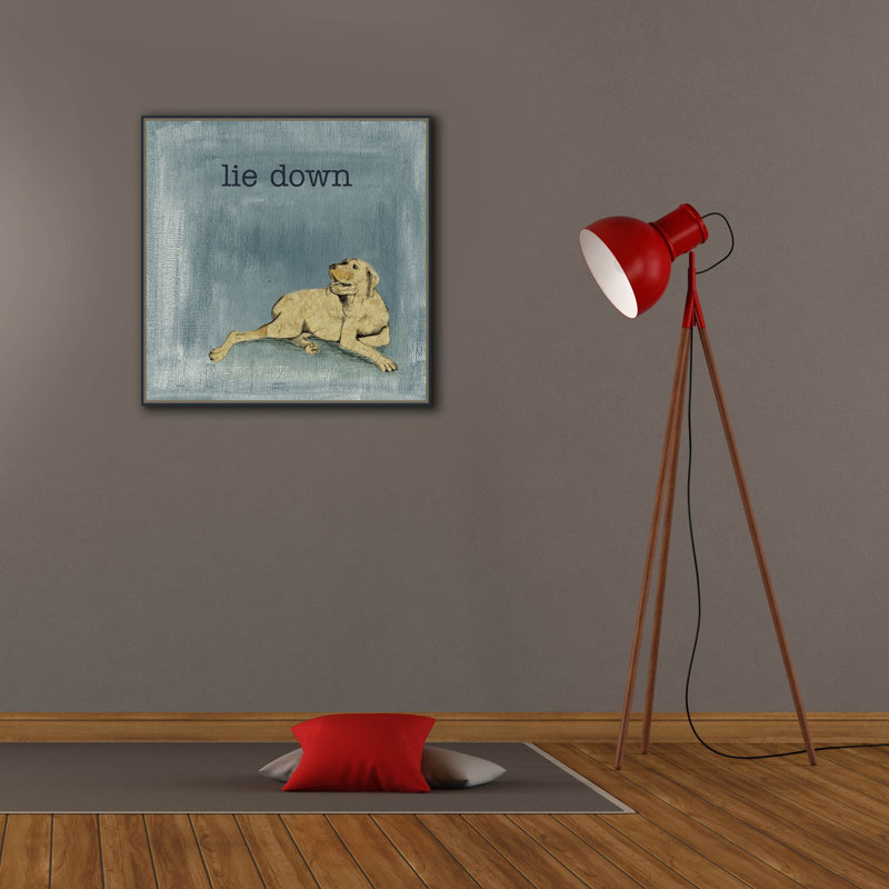  «Lie Down» par Alicia Ludwig, art mural sur toile, H 26 po x l 26 po