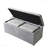 1 Piece Rectangular Short Velvet Upholstered Storage Ottoman - 2 Set Ottomans