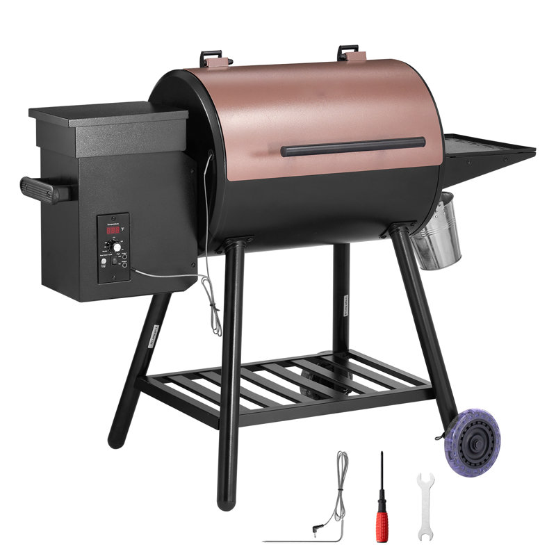 Barbecue électrique à granules de bois pour barbecue, surface de cuisson de 456 pieds carrés