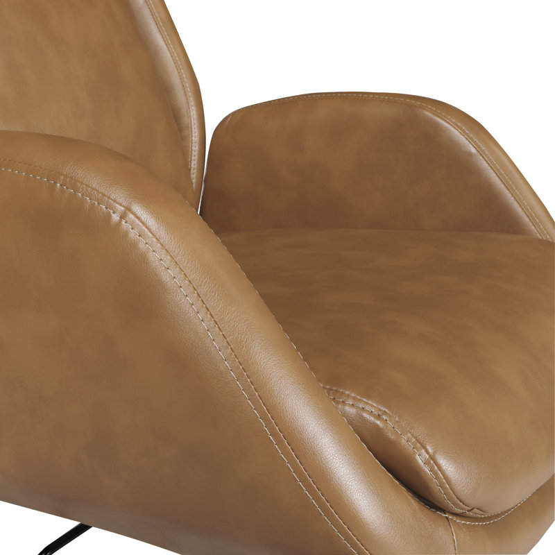 Fauteuil de direction avec appui-tête Blanchard, Muscade