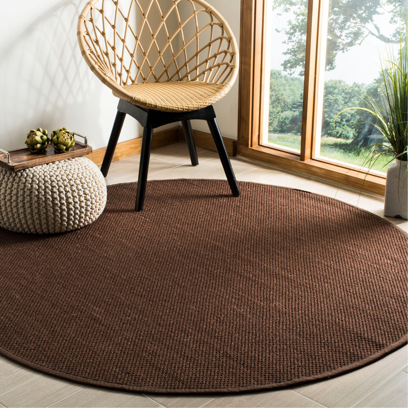 Tapis en fibre de sisal Campbellton, Rond 8 pi