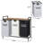 3 Section Laundry Sorter
