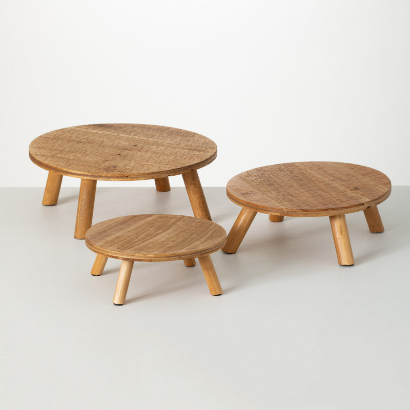 Mcpeak Wood Tray - Set of 3