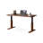 Nut-brown Rectangular Solid Wood desks-289554377