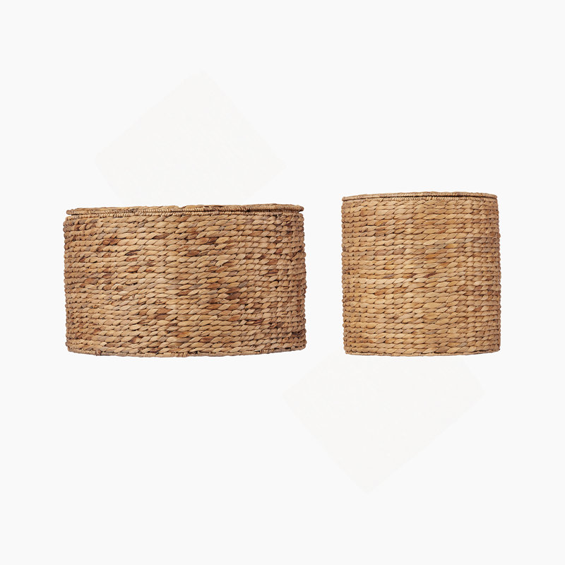 Ensemble de tables de bout, tables de rangement rondes
