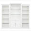 Vitrine de 78,75 po de hauteur avec bibliothèque 3 pièces avec plafonnier réglable à DEL 5 couleurs, tablettes de style rétro avec tablettes en verre trempé pour le salon, le bureau, le studio ou l'espace de travail