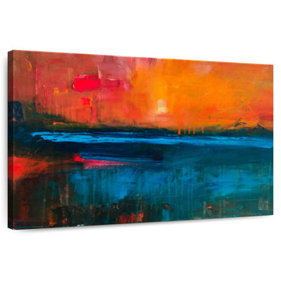 Coucher de soleil abstrait Avery