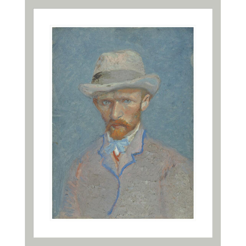 Autoportrait par Vincent van Gogh, impression par estampe numérique encadrée, 29,5 po H x 23,46 po L