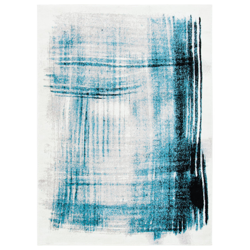 Skyler Performance Abstract Rug, Rectangle 6' x 9'